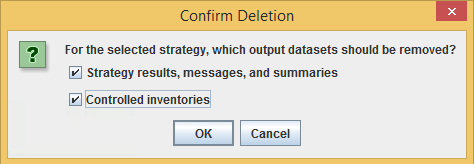 Figure 70: Confirm Strategy Deletion