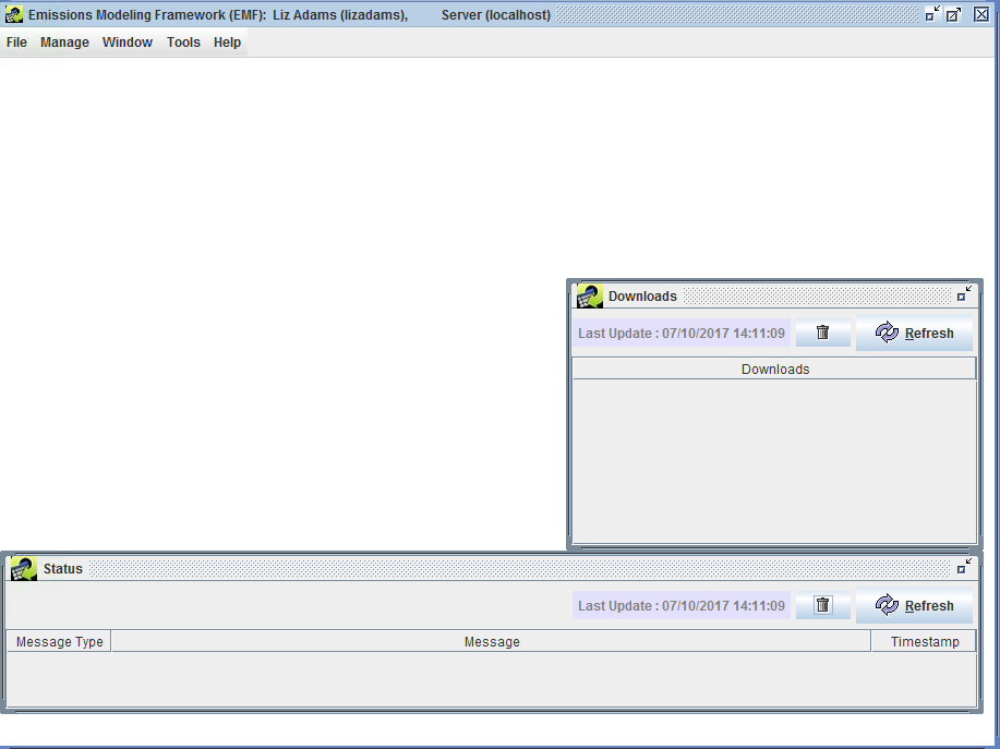 Figure 2.29: EMF Main Window