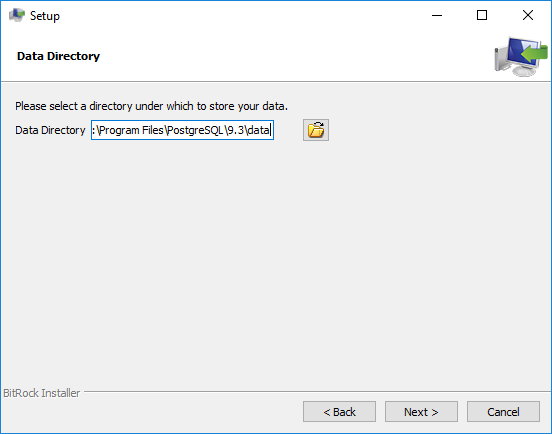 Figure 2.8: Postgres Data Directory