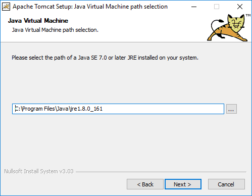 Figure 2.19: Tomcat JVM