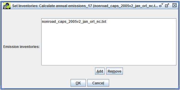 Figure 4.19: Set Inventories for Average Day to Annual Inventory QA Program