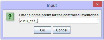 Enter Controlled Inventory Prefix
