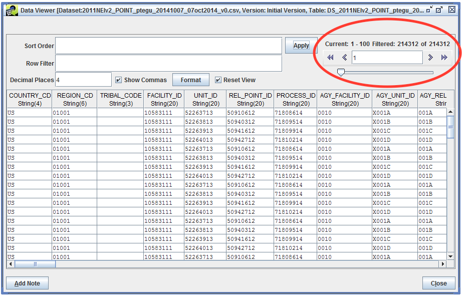 Inventory data viewer