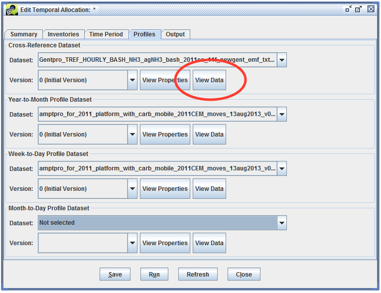 View cross-reference data