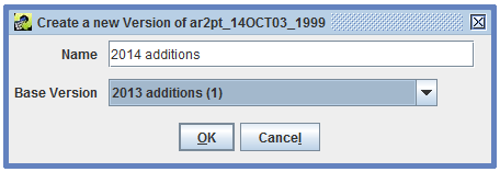 Figure 3-23: Create New Dataset Version