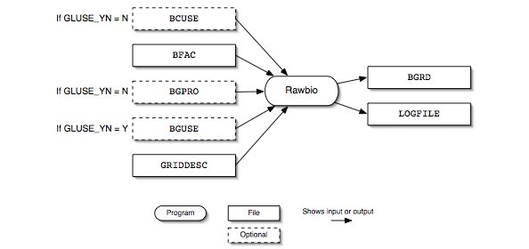 Rawbio input and output files